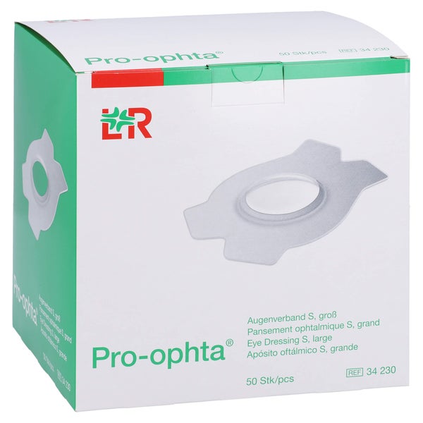 Pro-ophta Augenverband S groß 50 St