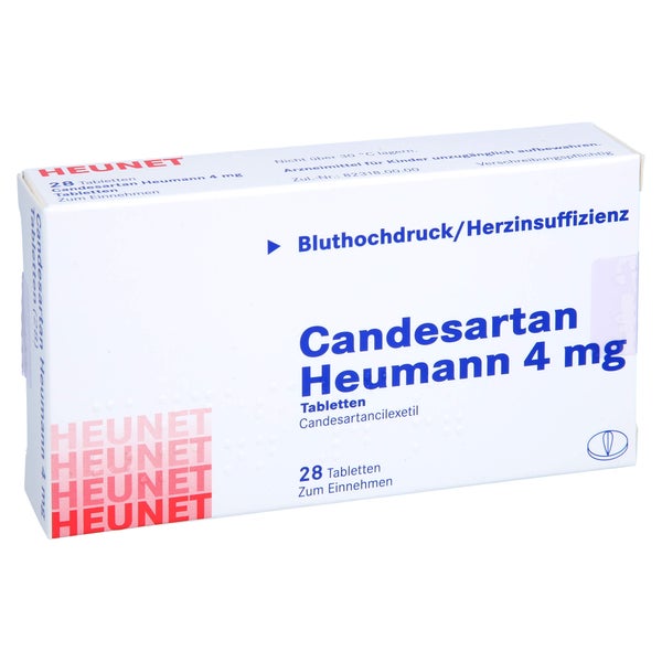CANDESARTAN Heumann 4 mg Tabletten Heunet 28 St