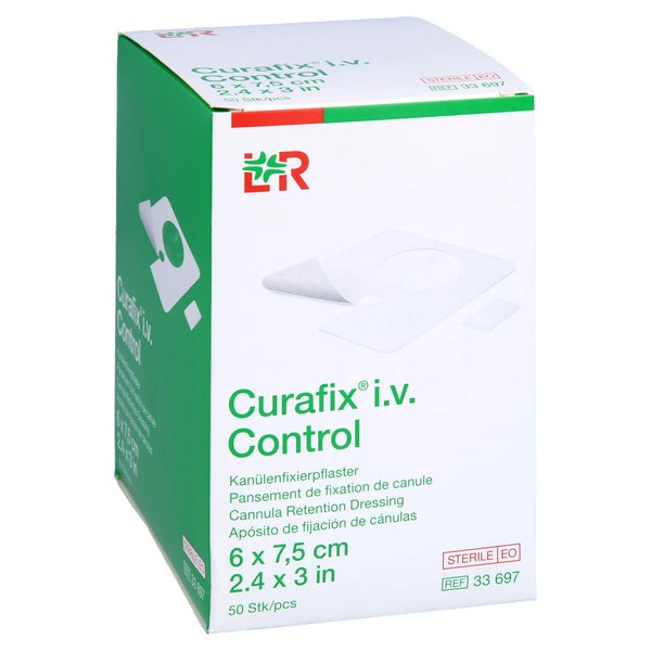 Curafix i.v. Control Kanülenfixierpfl.6x 50 St