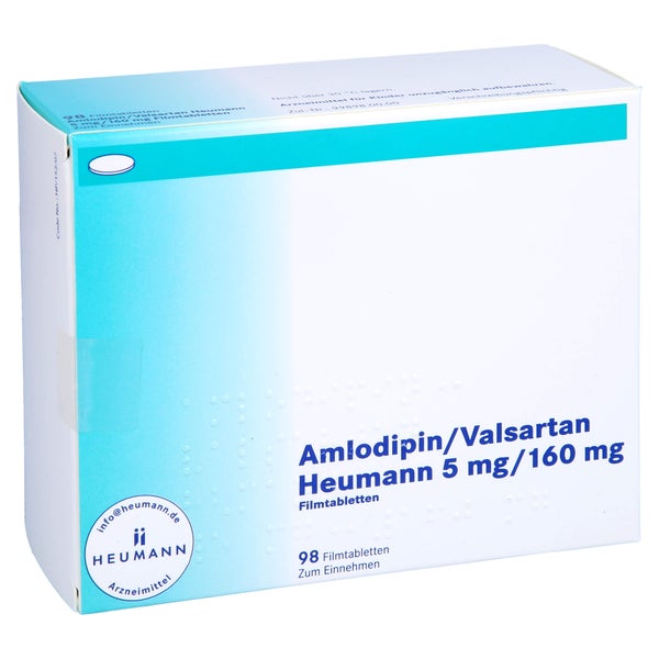 AMLODIPIN/Valsartan Heumann 5 mg/160 mg 98 St