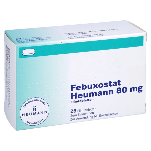 Febuxostat Heumann 80 mg Filmtabletten 28 St