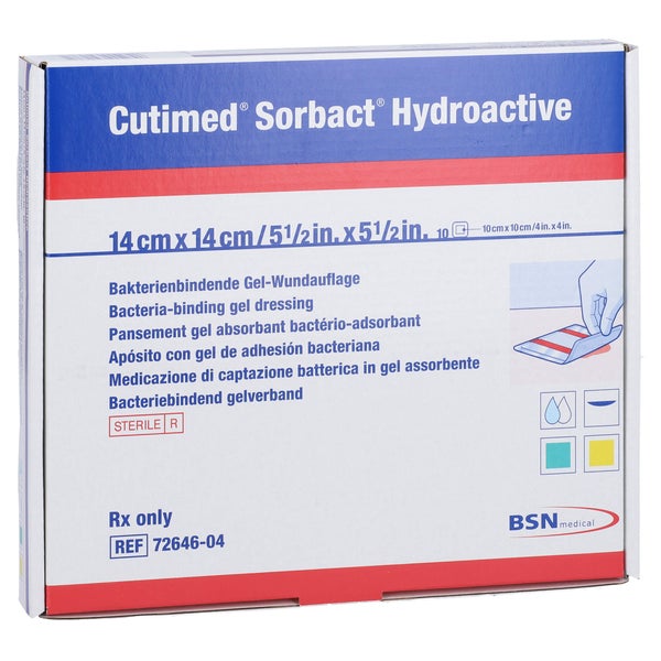 Cutimed Sorbact Hydroactive Kompressen 1 10 St