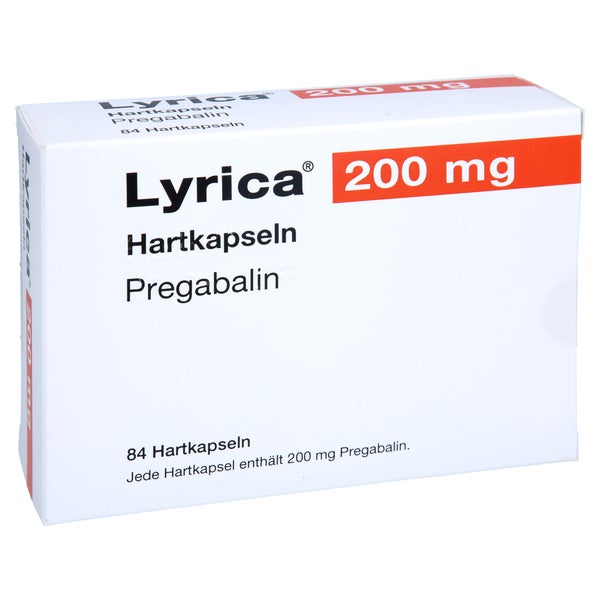 Lyrica 200 mg Hartkapseln 84 St