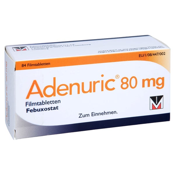 Adenuric 80 mg Filmtabletten 84 St