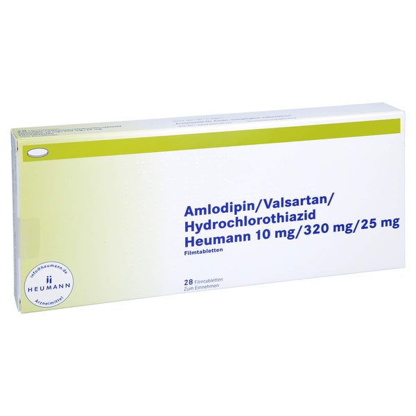 AMLODIPIN/Valsartan/HCT Heumann 10/320/25mg FTA 28 St