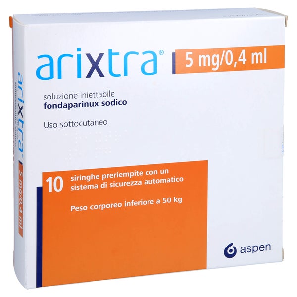 ARIXTRA 5 mg/0,4 ml Inj.-Lsg.i.e.Fertigspritze 10X0,4 ml