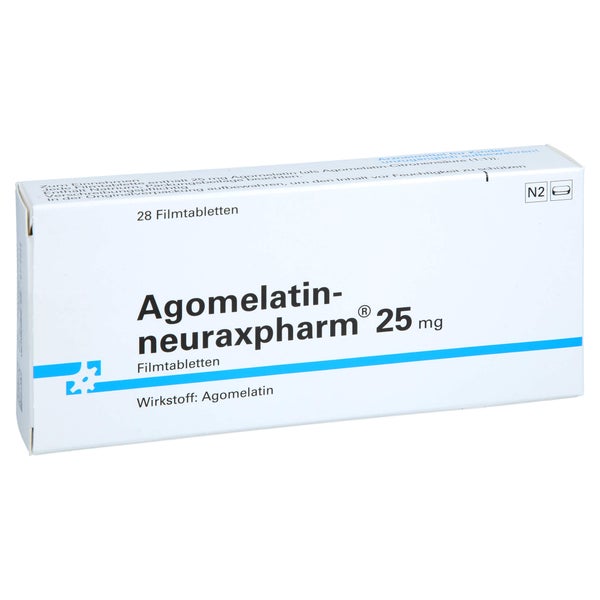 AGOMELATIN-neuraxpharm 25 mg Filmtabletten 28 St