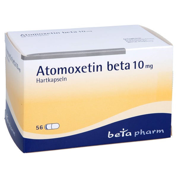 Atomoxetin beta 10 mg Hartkapseln 56 St
