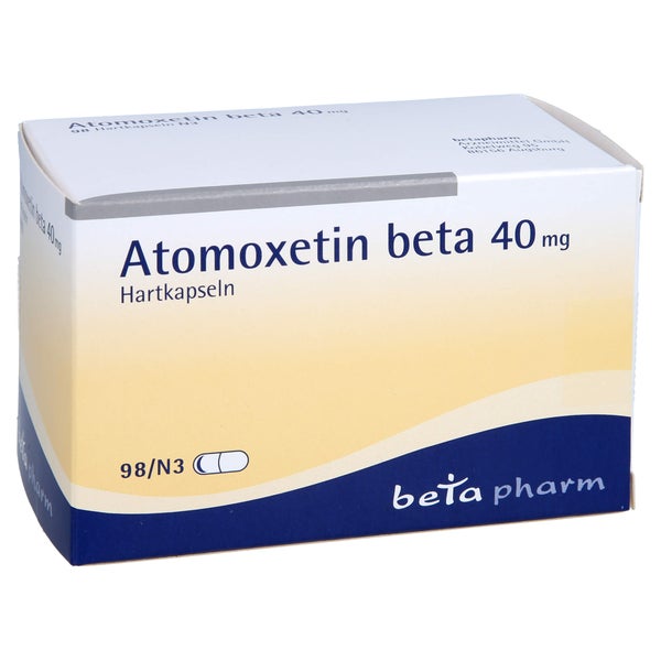 Atomoxetin beta 40 mg Hartkapseln 98 St