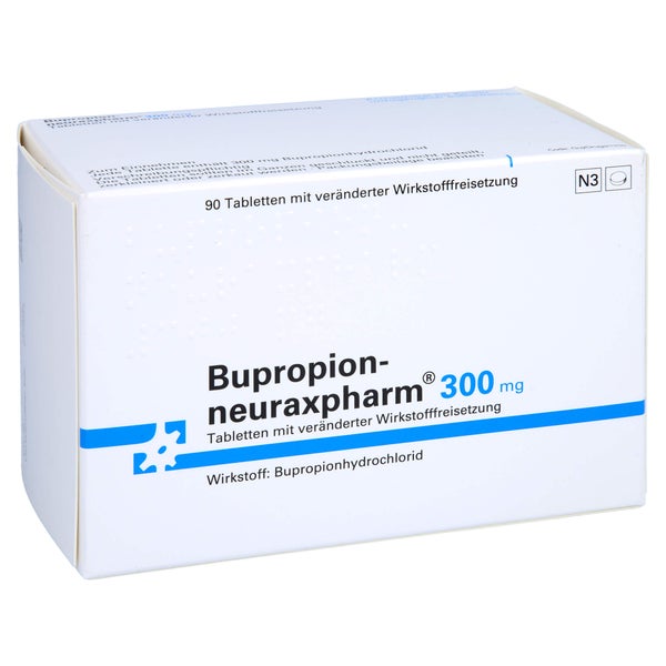BUPROPION-neuraxpharm 300 mg Tab.verä.Wfrs. 90 St