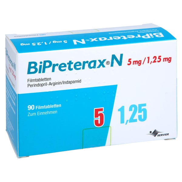 Bipreterax N 5 mg/1,25 mg Filmtabletten 90 St