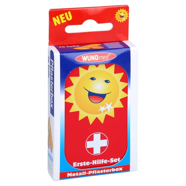Erste Hilfe-set Metall Pflasterbox 36 St