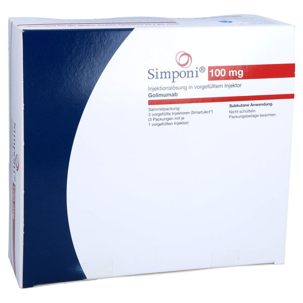 SIMPONI 100 mg Injektionslösung in vorgef.Injektor 3X1 St