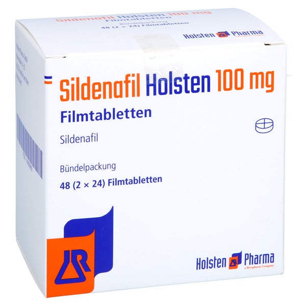 Sildenafil Holsten 100 mg Filmtabletten 48 St