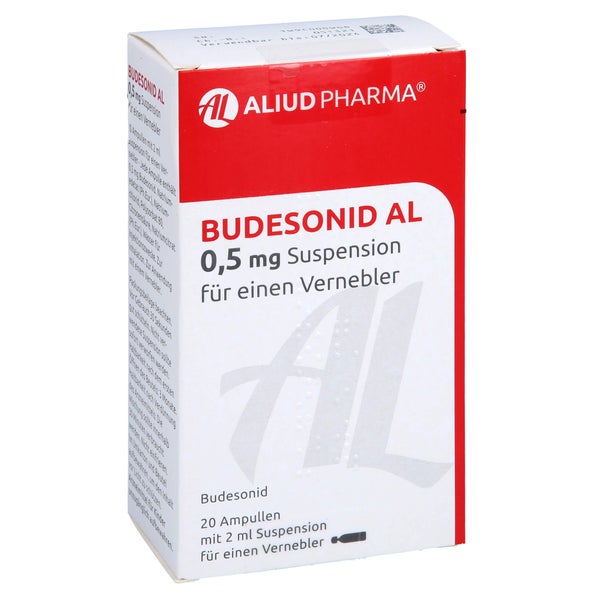 BUDESONID AL 0,5 mg Suspension f.einen Vernebler 20X2 ml