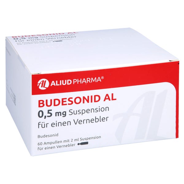 BUDESONID AL 0,5 mg Suspension f.einen Vernebler 60X2 ml