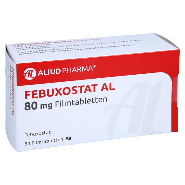 Febuxostat AL 80 mg Filmtabletten 84 St