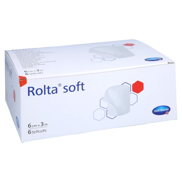 Rolta soft Synth.-wattebinde 6 cmx3 m 6 St