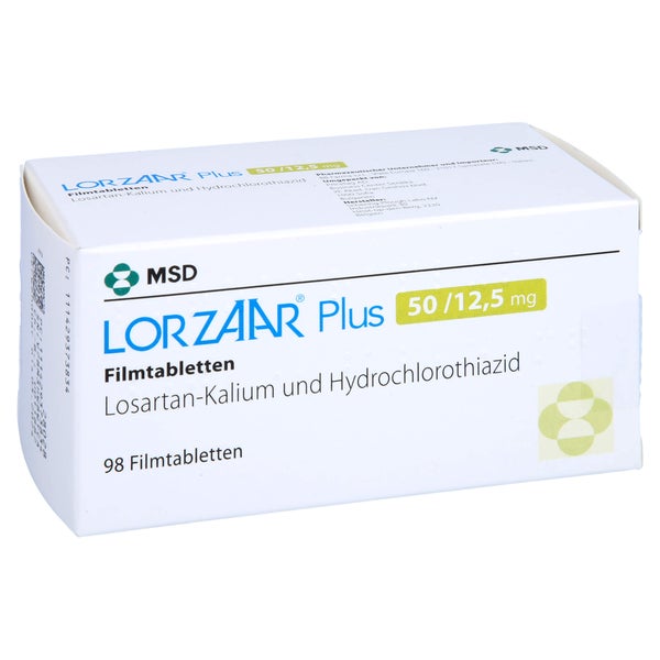 Lorzaar plus 50/12,5 mg Filmtabletten 98 St