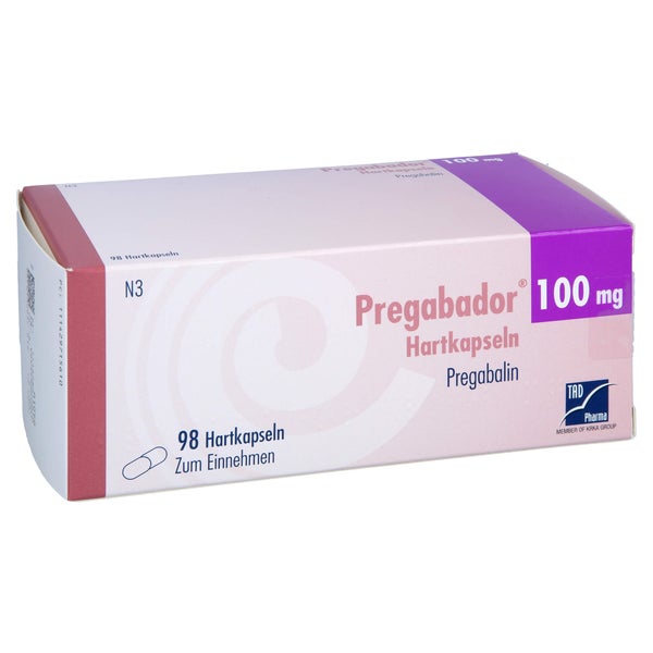 Pregabador 100 mg Hartkapseln 98 St