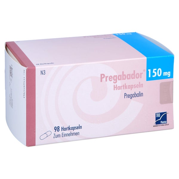 Pregabador 150 mg Hartkapseln 98 St