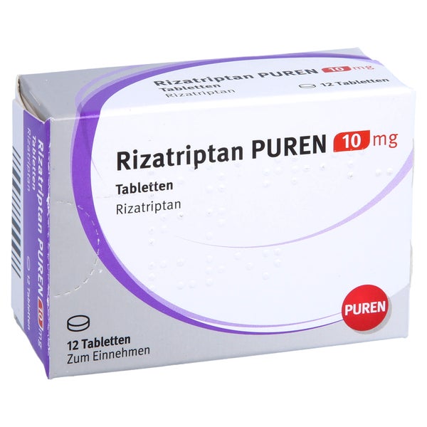 Rizatriptan Puren 10 mg Tabletten 12 St