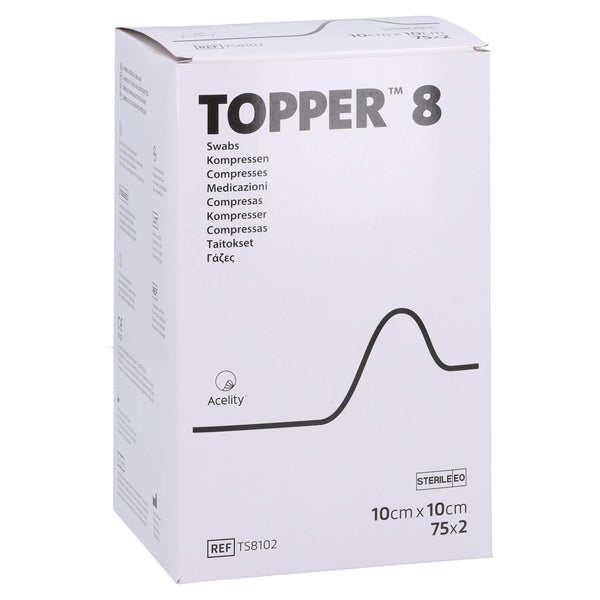 Topper 8 Kompr.10x10 cm steril 75X2 St