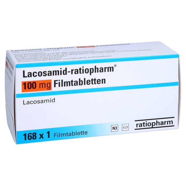LACOSAMID-ratiopharm 100 mg Filmtabletten 168 St