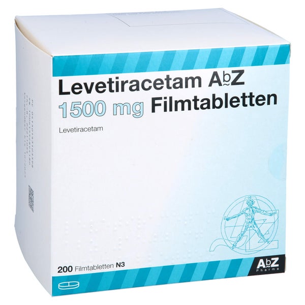 Levetiracetam AbZ 1500 mg Filmtabletten 200 St