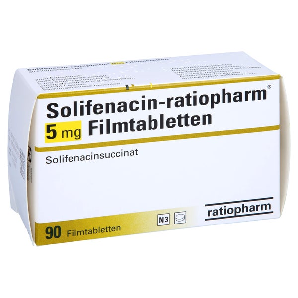 SOLIFENACIN-ratiopharm 5 mg Filmtabletten 90 St
