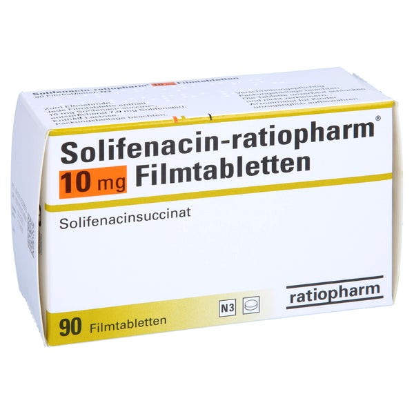 SOLIFENACIN-ratiopharm 10 mg Filmtabletten 90 St