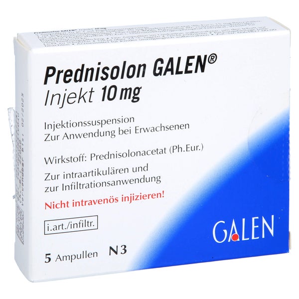 PREDNISOLON GALEN Injekt 10 mg Injektionssusp. 5 St