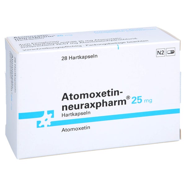 ATOMOXETIN-neuraxpharm 25 mg Hartkapseln 28 St