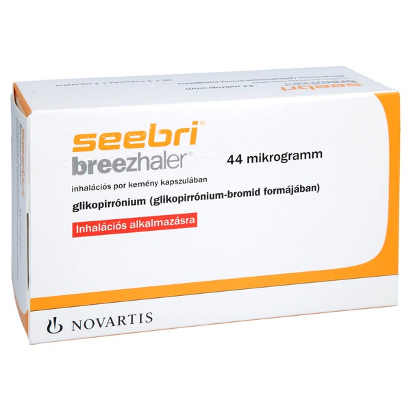SEEBRI Breezhaler 44 Mikrogramm Hartk.m.Plv.z.Inh. 30 St
