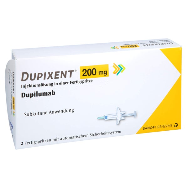 DUPIXENT 200 mg Inj.-Lsg.i.e.Fertigspr.m.Sich.Sys. 2 St
