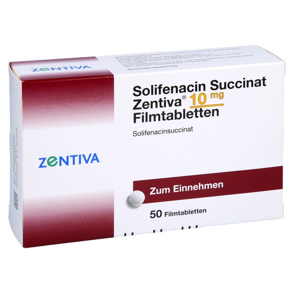 SOLIFENACIN SUCCINAT Zentiva 10 mg Filmtabletten 50 St