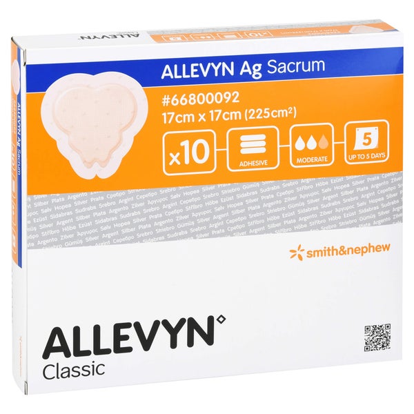 Allevyn Ag Sacrum 17x17 cm Wundverband 10 St