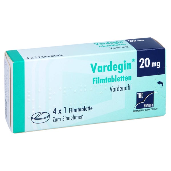 Vardegin 20 mg Filmtabletten 4 St