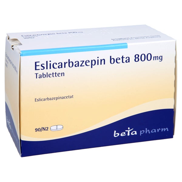 Eslicarbazepin beta 800 mg Tabletten 90 St