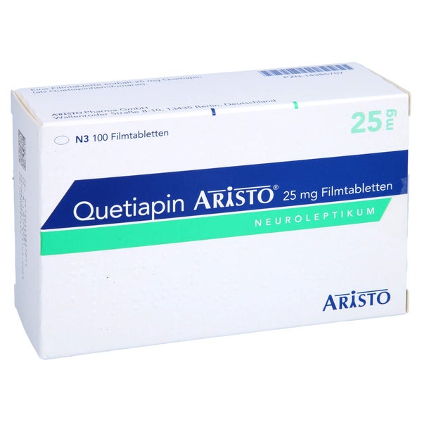 Quetiapin Aristo 25 mg Filmtabletten 100 St