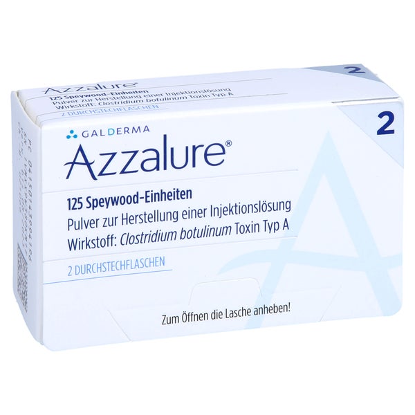 AZZALURE 125 Speywood-Einheiten P.z.H.e.Inj.-L. 2 St