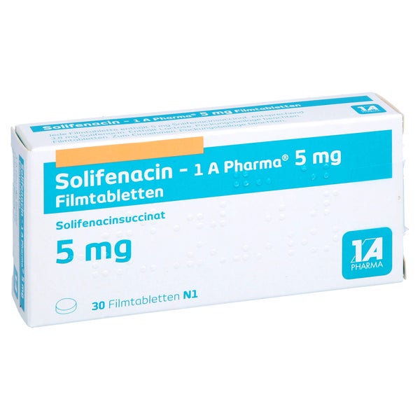 SOLIFENACIN-1A Pharma 5 mg Filmtabletten 30 St