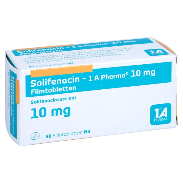 SOLIFENACIN-1A Pharma 10 mg Filmtabletten 90 St