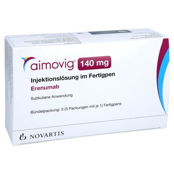 AIMOVIG 140 mg Injektionslösung im Fertigpen 3X1 St