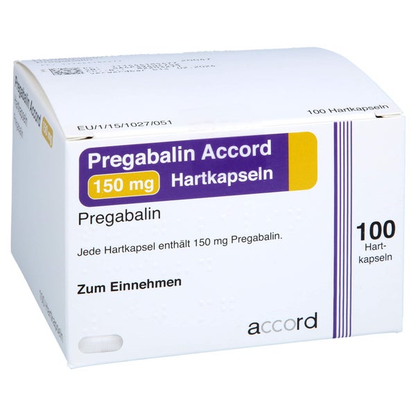 Pregabalin Accord 150 mg Hartkapseln 100 St