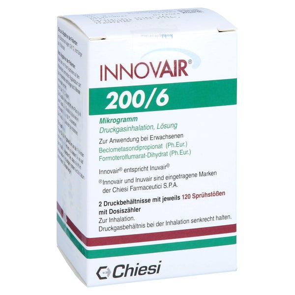 INUVAIR 200/6 µg 120 Hub Druckgasinhalat 2 St
