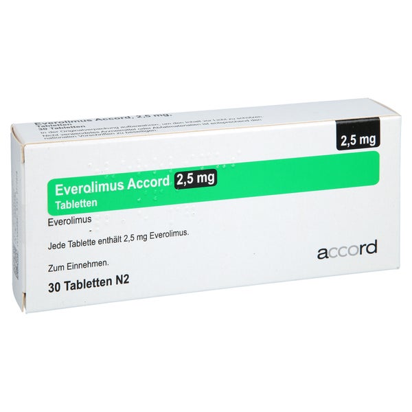 Everolimus Accord 2,5 mg Tabletten 30 St