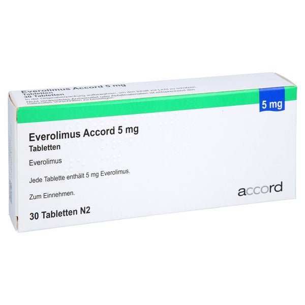Everolimus Accord 5 mg Tabletten 30 St