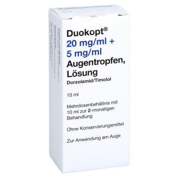 Duokopt 20 Mg/ml + 5 mg/ml Augentropfen 10 ml