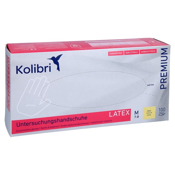 Kolibri Premium U.hands.latex unst.pf M 100 St